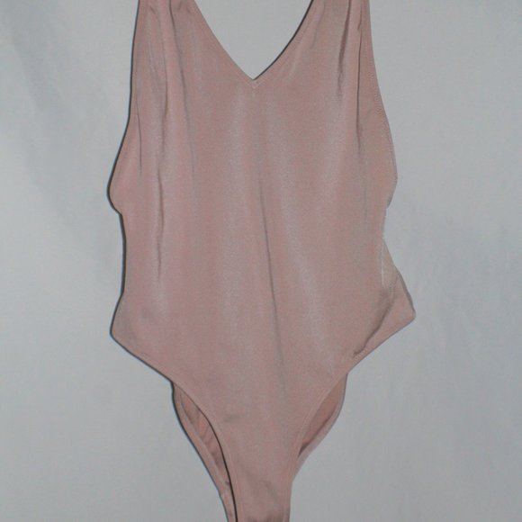 Topshop Tops - TopShop Light Blush Bodysuit